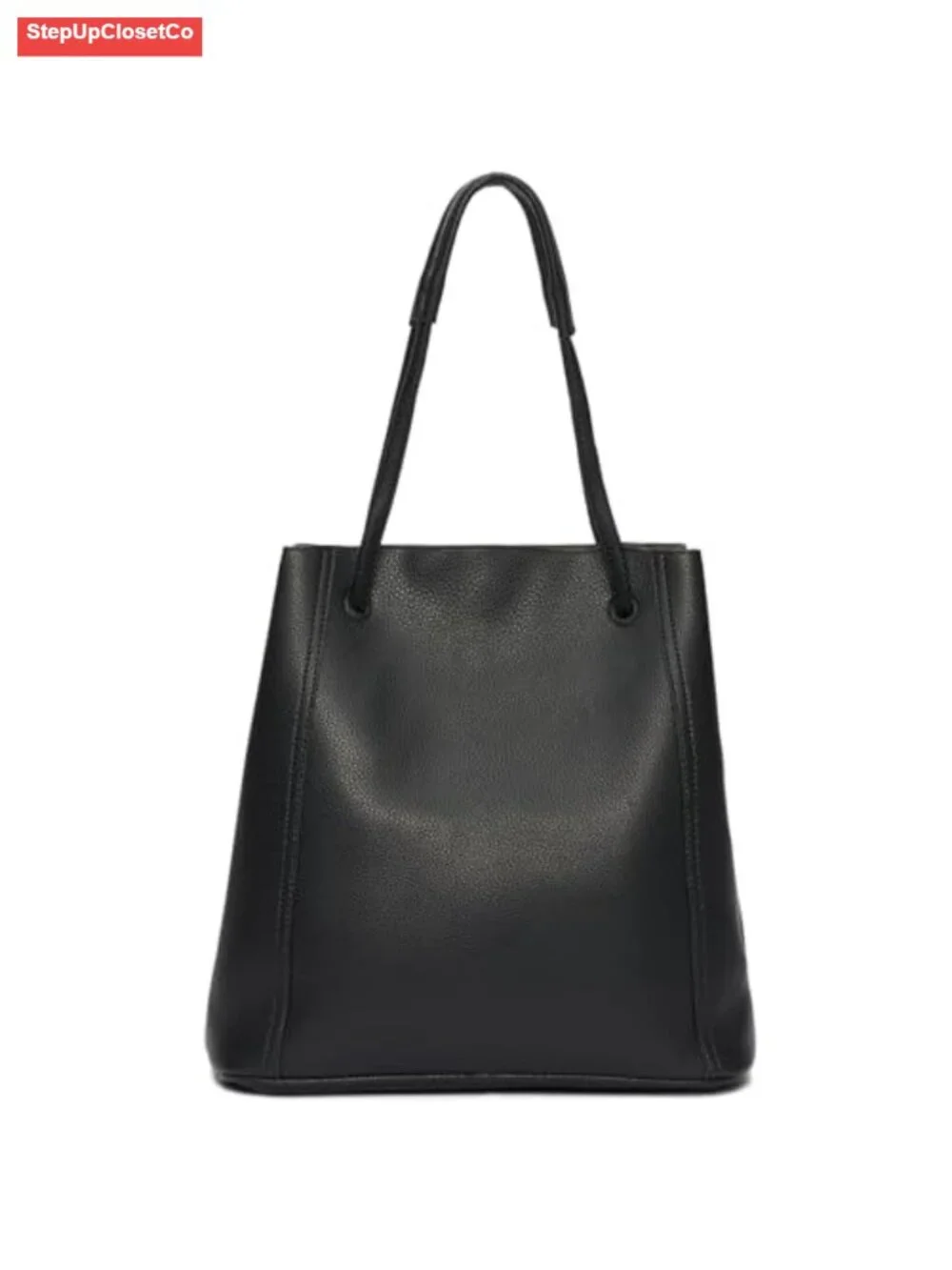 Genuine Leather Tote Bag for Women Work Bag with Adjustable Strap